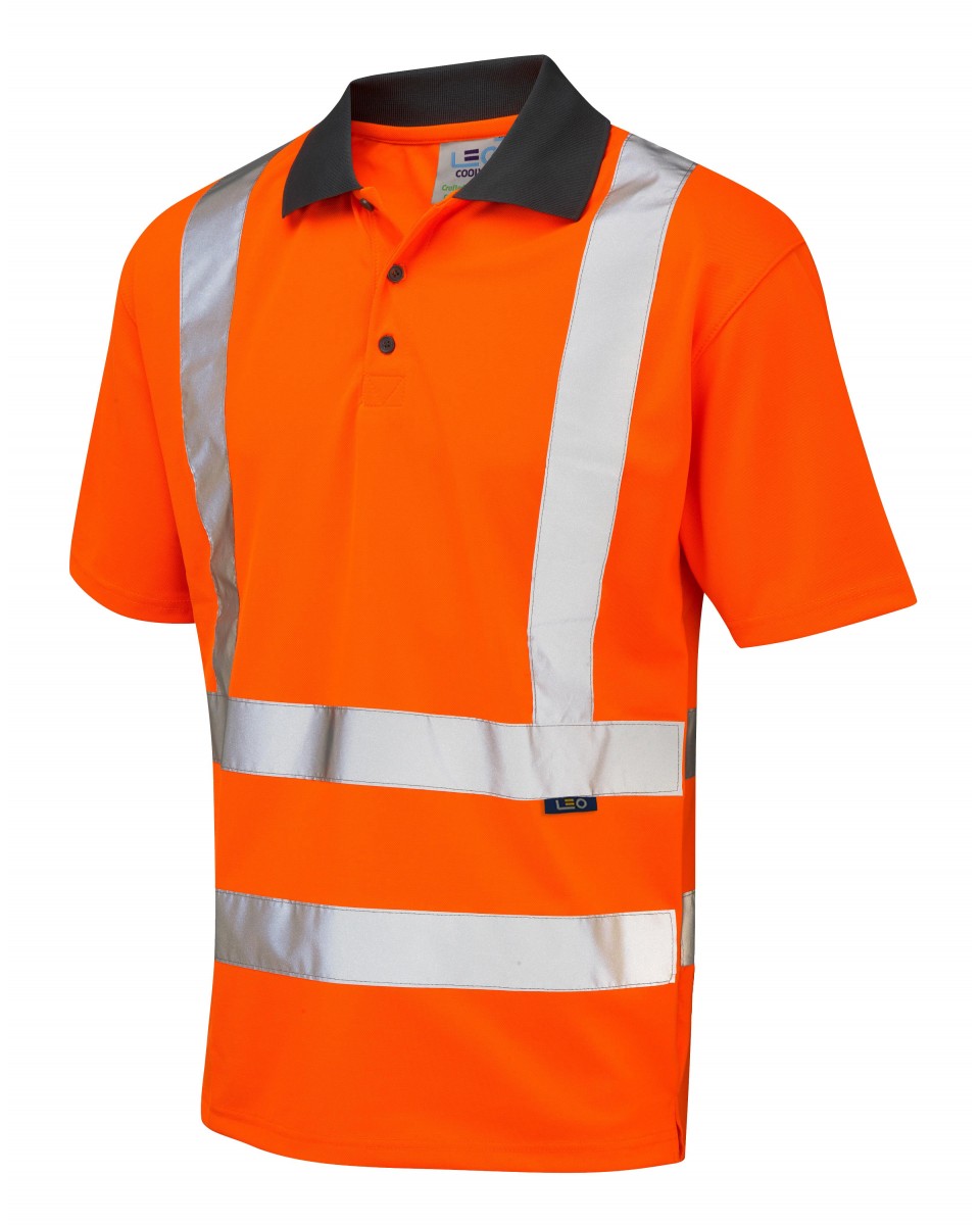 ISO 20471 Class 2 Coolviz Polo Shirt (EcoViz) Orange