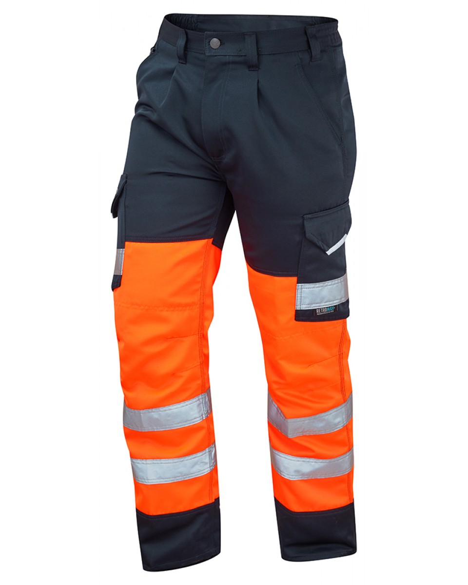 Arco Womens Orange HiVis Cargo Trousers with Kneepad Pockets  Arco   Trousers  Arco