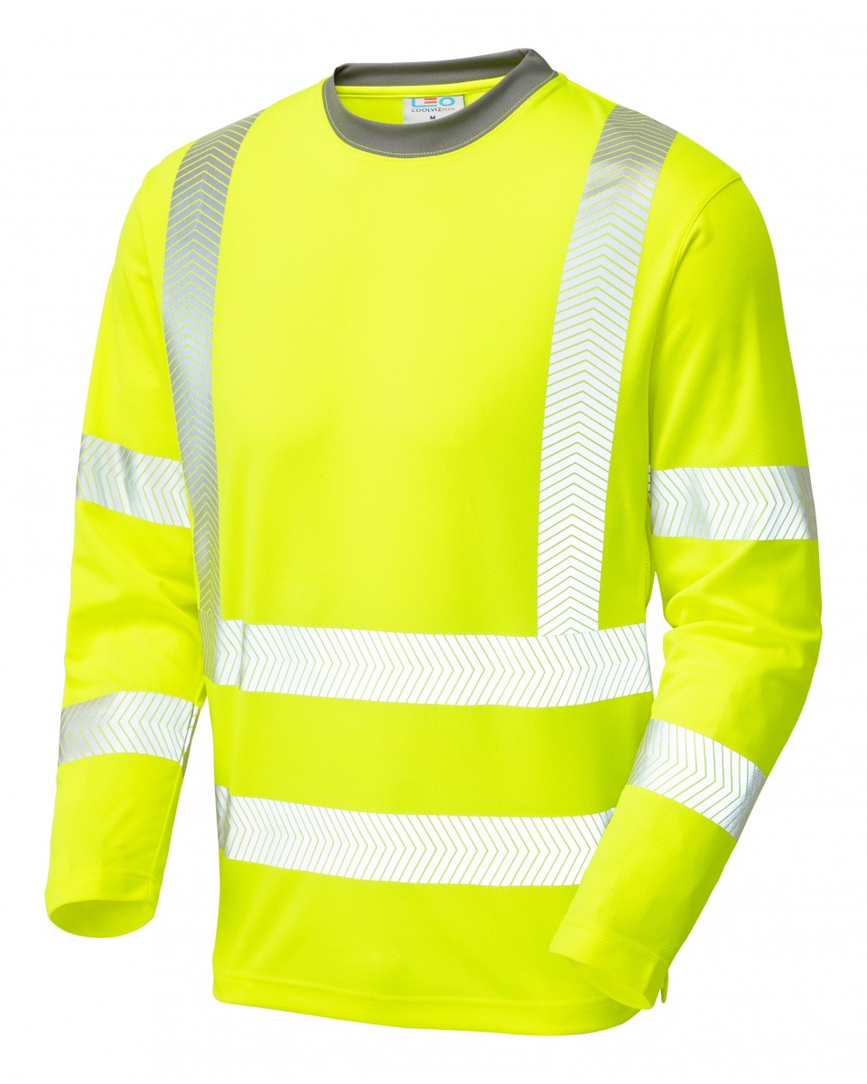 ISO 20471 Class 3 Coolviz Plus Sleeved T-Shirt Yellow