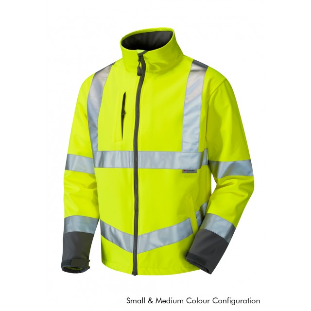 ISO 20471 Class 3 Softshell Jacket Yellow